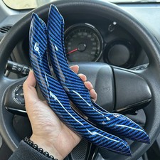 Universal Carbon Fiber Texture Steering Wheel Cover Anti Slip 14.515 Inch Car Universal Carbon Fiber Texture Steering Wheel Cover Anti Slip 14.515 Inch Car