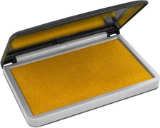 Large Premium Dark Yellow Ink Stamp Pad - 2-3/4" by 4-1/4" - Premium Quality ...