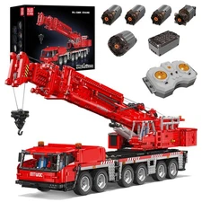 Mould King 17065 Engineering Crane GMK Truck Building Block Toy  Remote Control