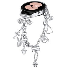 Bling Bands for Samsung Galaxy Watch 7/FE/6/5/4 40mm 44mm 20mm Metal Diamond