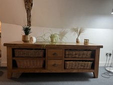 Pine Wood TV / Storage / Side Unit /Cabinet / Table / Shelves / Drawers