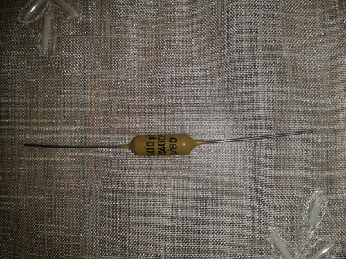 CONDENSADOR DE MOSTAZA MULLARD 0.0056uf / 5.6nf / 400V - Imagen 4 de 4
