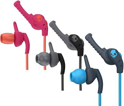 Skullcandy XTPlyo rutschfeste Ohrhörer orange rosa grau blaugrün blau