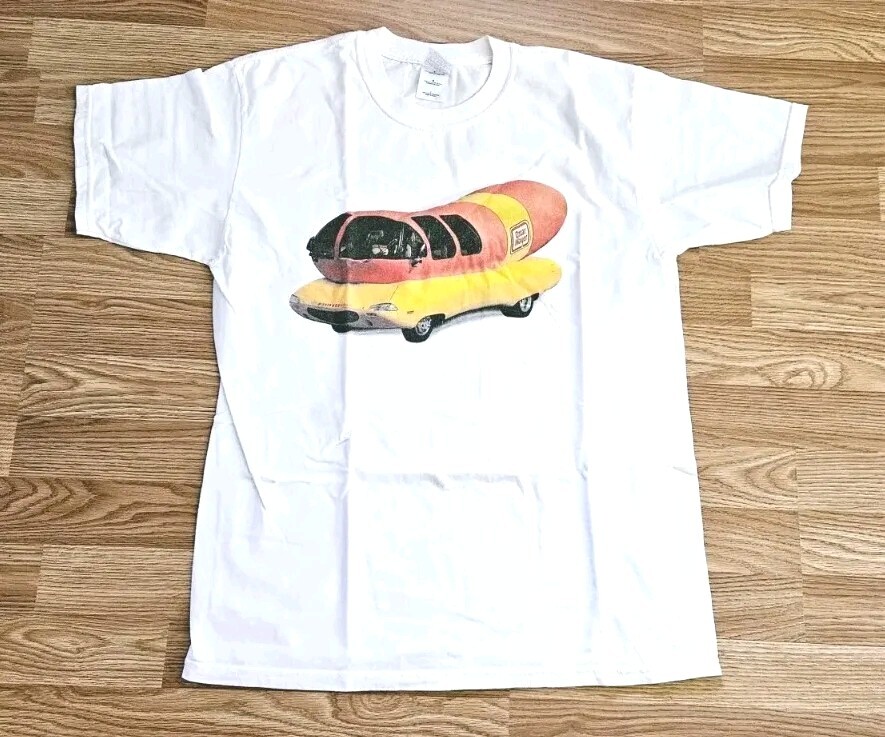 Rare Oscar Mayer Hot Dog Weiner Weiner Mobile T Shirt Large Glizzy