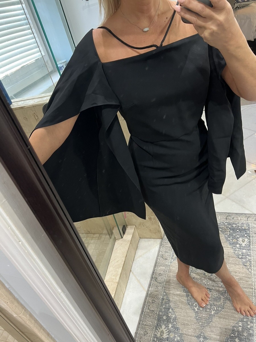 knee length dresses for ladies Cape Midi Dress – WeWoreWhat main image 1