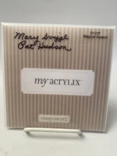 Close to my Heart My Acrylix Magical Season D1226 Santa sleigh snowman tree gift