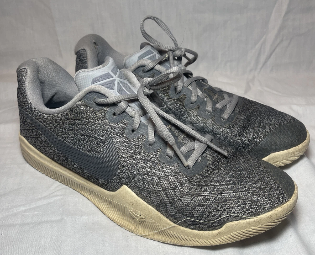 Nike Kobe Mamba Instinct Pure Platinum Cool Grey White 852473 002 Men Size 8