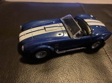 Kinsmart Model Toy Car 1965 Shelby Cobra 427 S/C Convertible 1/32 Scale Blue