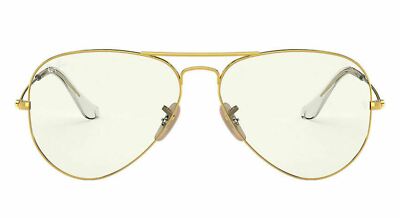New Ray-Ban Aviator Sunglasses RB 3025 001/5F 58-14 Gold Frame