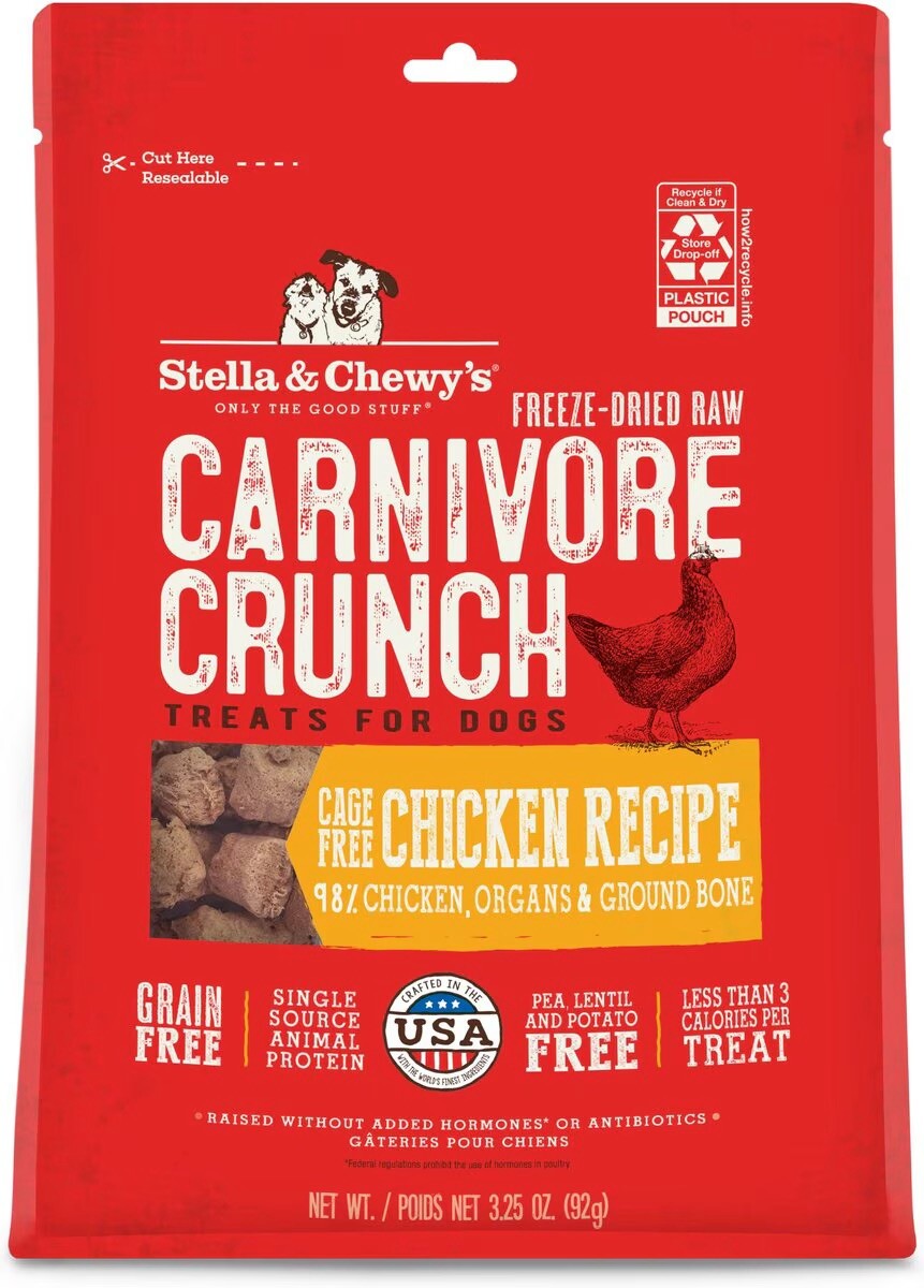 Stella & Chewy's Freeze-Dried Raw Carnivore Crunch Cage-Free
