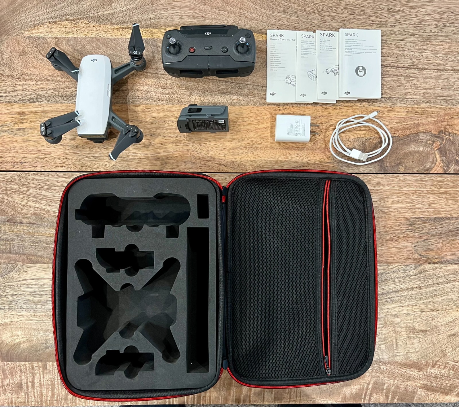 DJI Spark Camera Drone - Alpine White (CP.PT.000731)-image
