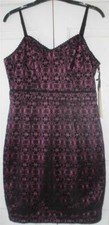 NWT Forever 21 Exclusive Womens Jr Black Pink Lace Cocktail Party Dress Large