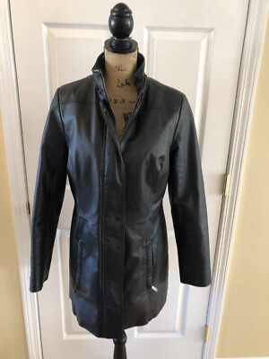 CROFT&BARROW LEATHERJACKETジップアップレザージャケット 古着 CROFT&BARROW/ クラフトアンドバロー/ジップアップレザー