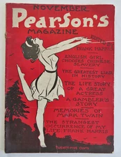 Pearson's Magazine 1921 Twain American Current Events Chinese Girl Slavery Liar