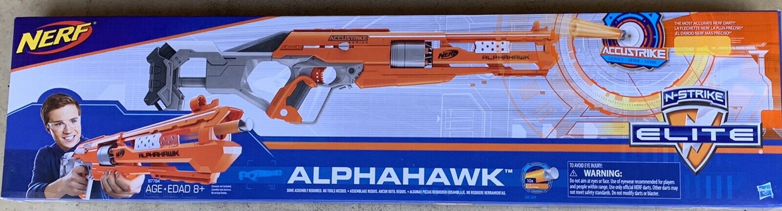 AlphaHawk (NERF N-Strike Elite Accustrike revolver dart sniper