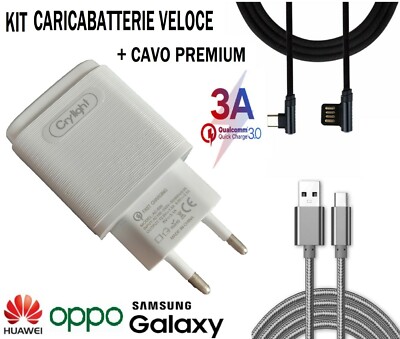 Ladegerät  Schnell 3A Auto  Lkw USB Kabel Type C Art Samsung A40 S9