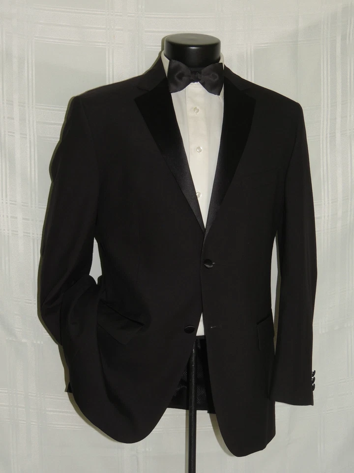WILKE RODRIGUEZ MOD 2 Button side vent men's formal TUXEDO jacket size 58 Long - Image 2 of 4