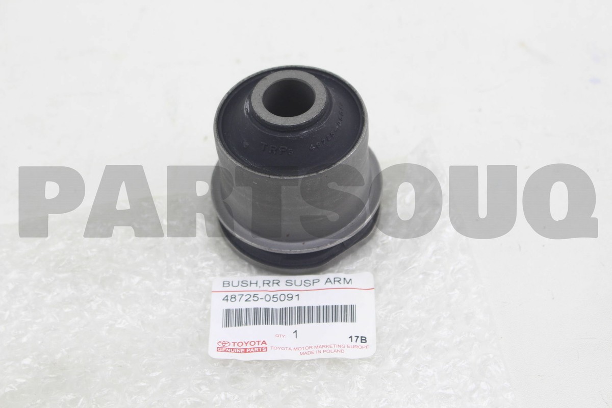 4872505091 Genuine Toyota BUSH, REAR AXLE CARRIER, RH/LH 48725