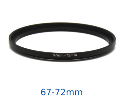 Lens filter adapter ring 67-72mm step-up DSLR Nikon Canon universal professional