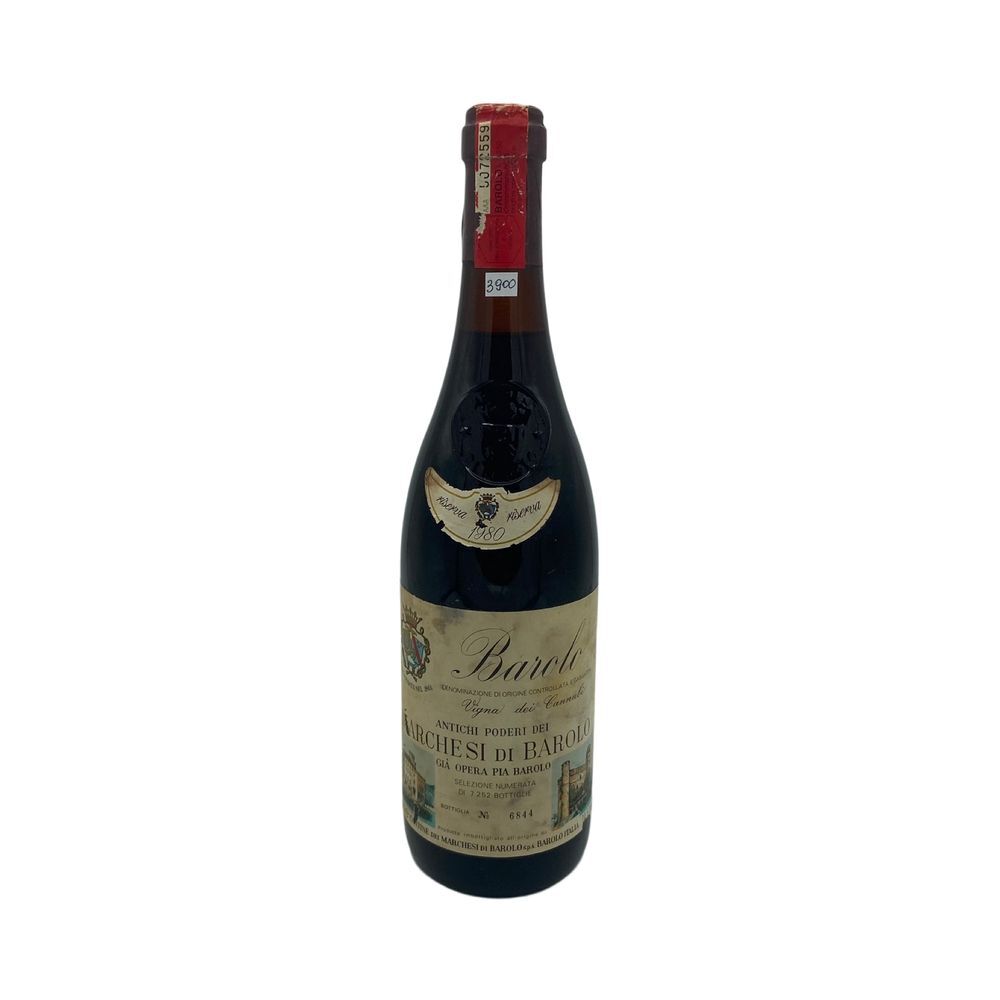 Vintage Bottle - Marchesi di Barolo Barolo Riserva DOCG "Vigna dei Cannubi" 1980