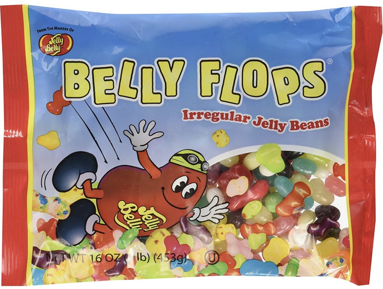 JELLY BELLY FLOPS IRREGULAR JELLY BEANS ASSORTED FLAVORS 1LB BAG [2