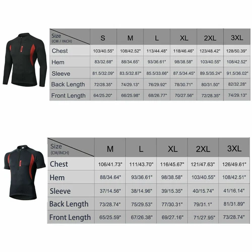 FEIXIANG Fahrradtrikot Herren Kurzarm/Langarm Fahrrad Shirt Fahrradbekleidung - Bild 9 von 89