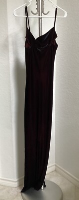 Forever 21 Spaghetti Strap Burgundy Velvet Dress. Size S. Stretch. | eBay