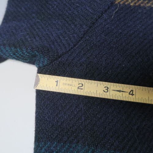 Polo Ralph Lauren Balmacaan Trench Long Coat 44L XL Wool Tartan Belted Jacket - Picture 9 of 14