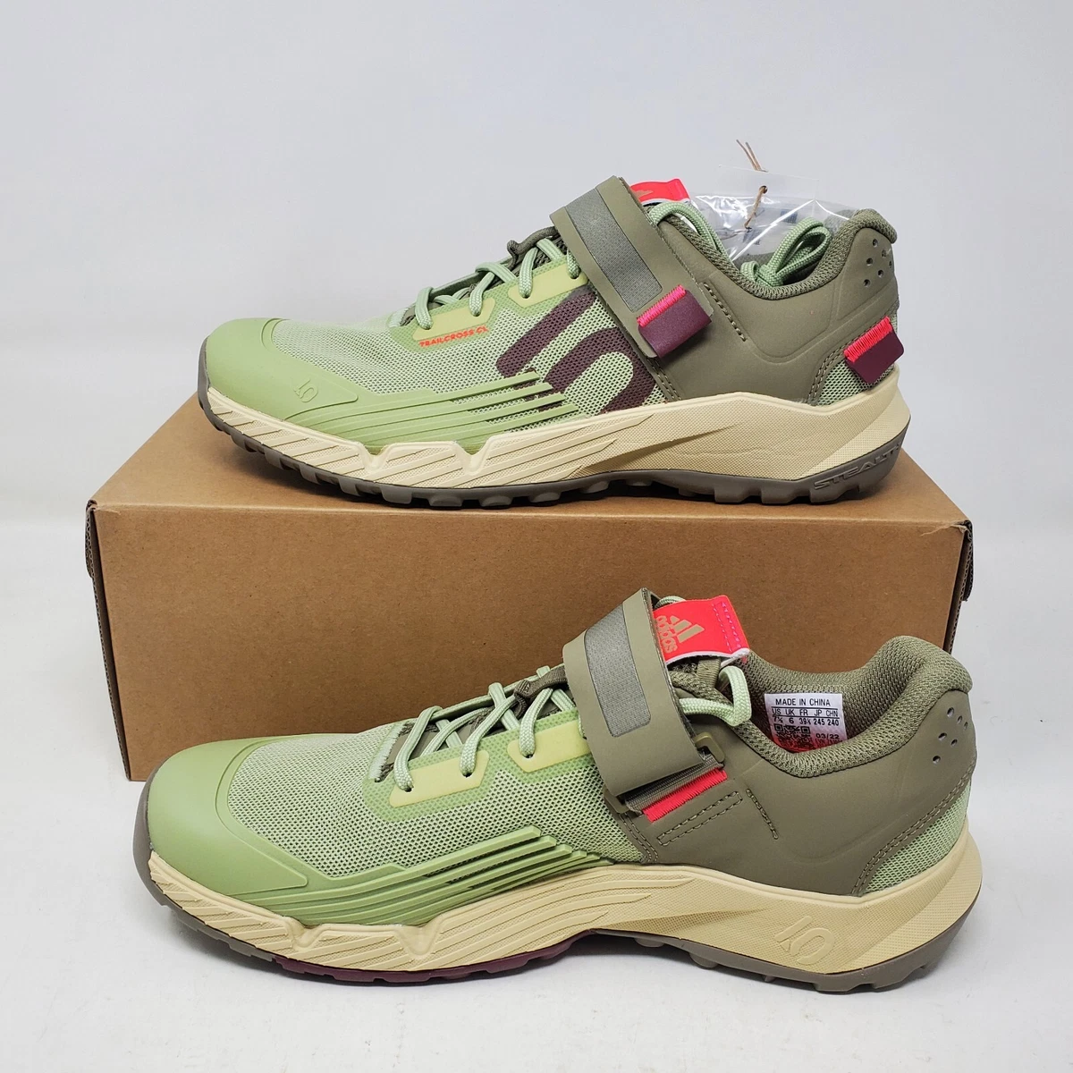 Wmns Adidas Five Ten Trailcross Clip In Mountain Bike Green