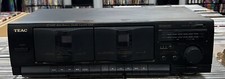 TEAC W-518R Dual Tape Deck PARTS UNIT - AS IS 
