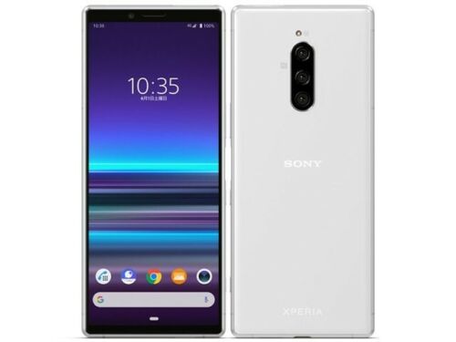 SONY XPERIA 1 ANDROID TELEFON JAPOŃSKA WERSJA ODBLOKOWANY BIAŁY 802SO / SO-03L / SOV40 - Zdjęcie 1 z 12