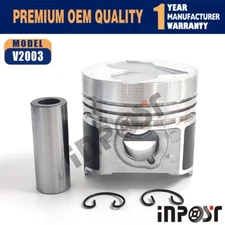 V2003 Piston Set for KUBOTA V2003 Engine STD Oversize For Optional