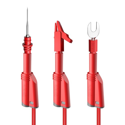 Goupchn 5PCS Banana Plug Silicone Test Leads Kit 4mm Fully Insulated Safety S... - Picture 5 of 7