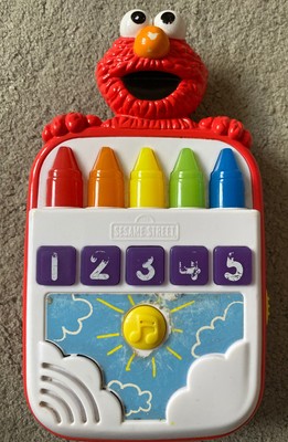 elmo crayon toy