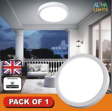 12W LED Round Ceiling Light Surface Mount Panel Lamp 4000K Neutral White