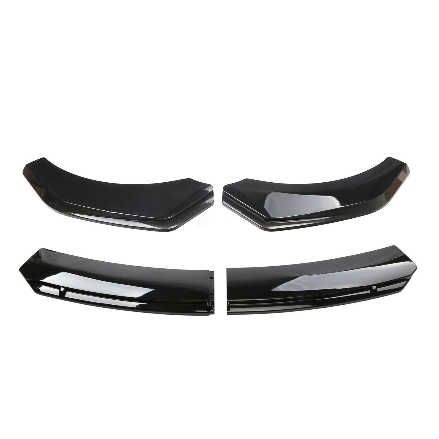 Glossy Black Front Bumper Chin Lip Spoiler Body Kit For Acura MDX SUV Polyuret