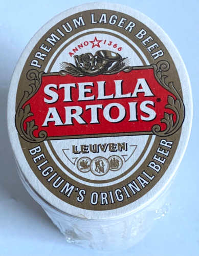 STELLA ARTOIS BEER COASTERS PACK 100 BAR MATS PREMIUM LAGER PUB MAN CAVE *NEW* - Picture 1 of 4
