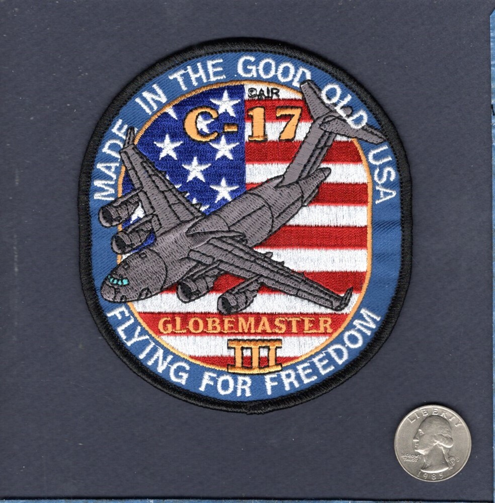 C-17 GLOBEMASTER III USAF ANG AS MAS EAS Airlift Squadron Aircraft