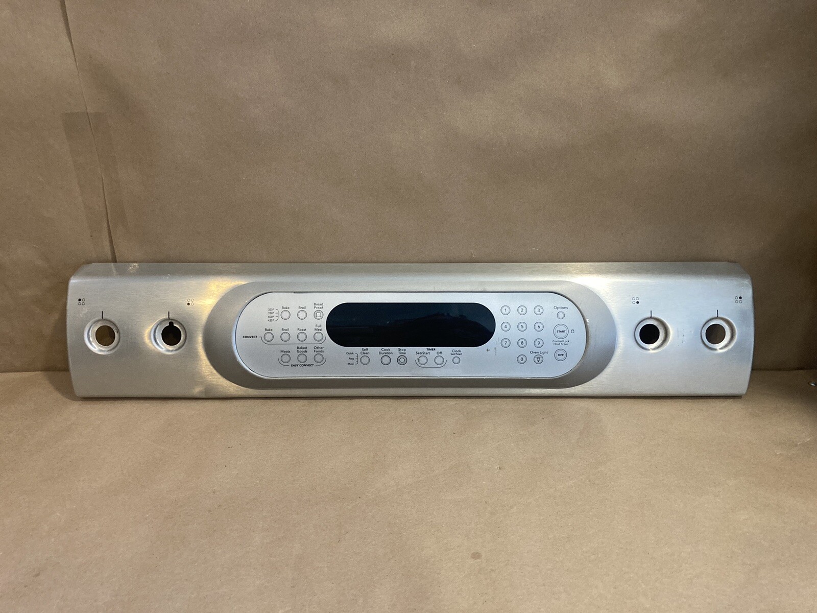 KitchenAid Range Control Panel 4453936SS OEM Genuine Whirlpool 