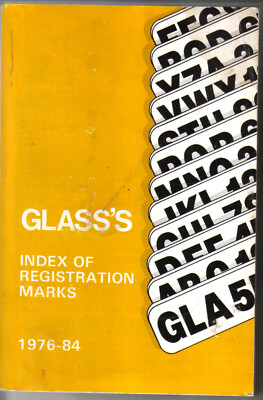 Glas's Kennzeichenverzeichnis 1976-1984