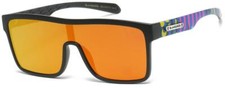 BioHazard Men's Mirrored Shield Sunglasses BZ66273  NEW  FREE Shipping 
