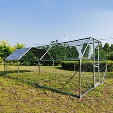 Enclos extérieur XXL 6x3x2m Volière Clapier Poulailler Abri Espace pour animaux