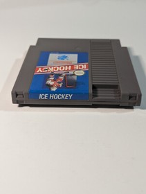 Ice Hockey (Nintendo Entertainment system, NES, 1988) game + manual