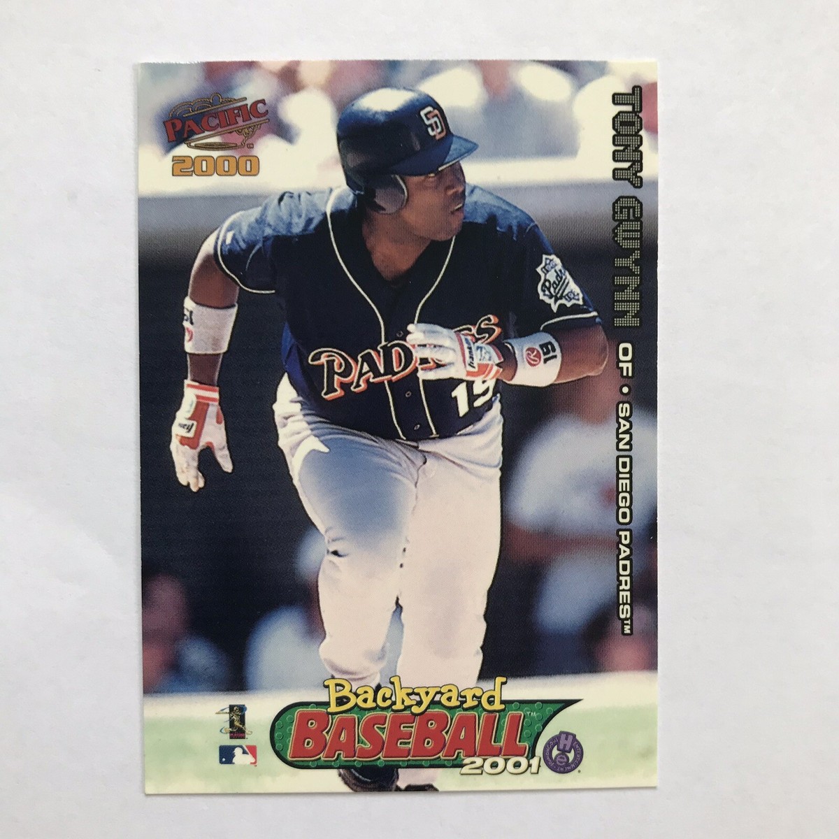 Pacific 2000 Backyard Baseball Card 2001 Tony Gwynn GUC San Diego