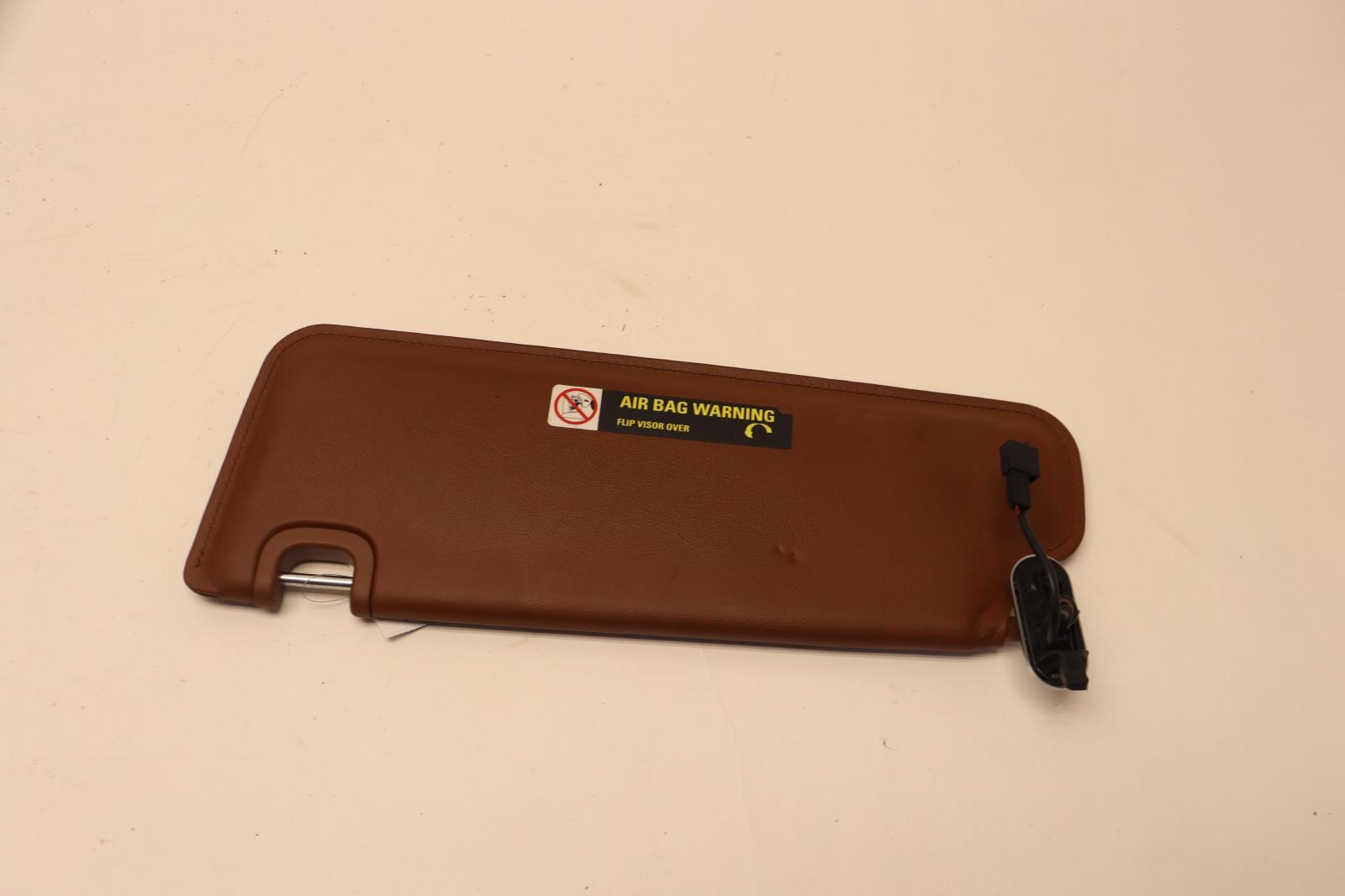 2006-2012 BENTLEY CONTINENTAL FLYING SPUR RIGHT SIDE SUN VISOR SHADE LEATHER OEM
