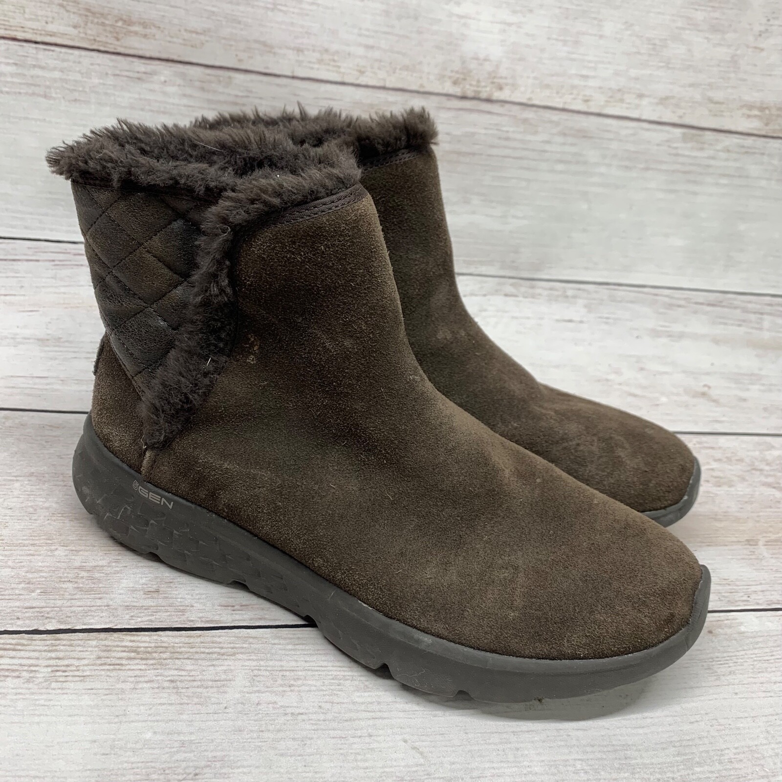 Ankle Boots Skechers Goga Mat Ladies Boots Skechers Air-Cooled