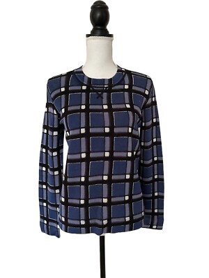 Marc by Marc Jacobs Blue Checkered Sweater, Sz S