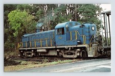 Postcard Central New York Railroad Train Alco RS-3 1970s Unposted Chrome