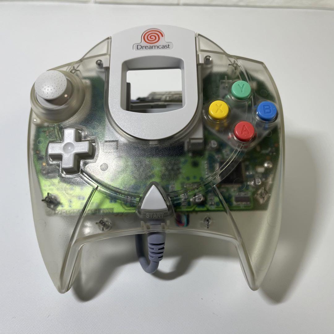 DC Controller Clear HKT-7700 Visual Memory Unit VMU Tested SEGA