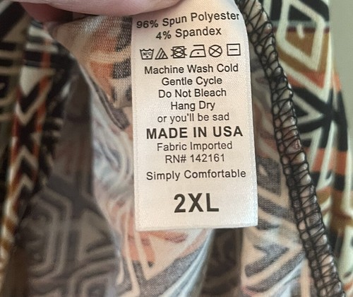 Lularoe Simply bequemer Madisonrock Größe 2XL neu mit Etikett - Bild 4 von 4